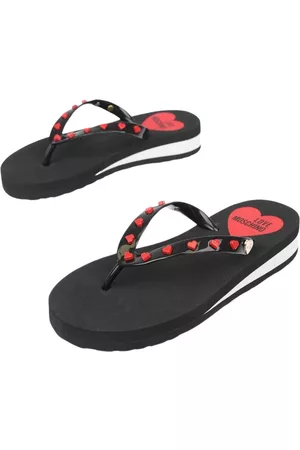 Moschino Dames Teenslippers - Slippers - Zwart - Dames