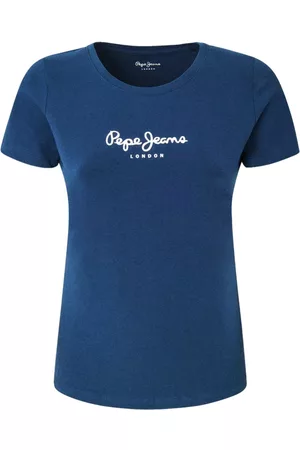 Pepe Jeans Dames T-shirts - T-shirts - Blauw - Dames