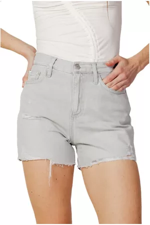Calvin Klein Dames Shorts - Denim shorts - Grijs - Dames