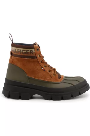 Tommy Hilfiger Heren Enkellaarzen - Laarzen - Bruin - Heren