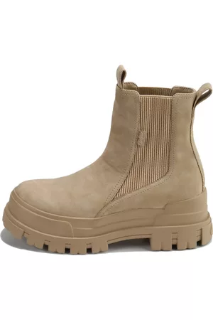 Buffalo Dames Enkellaarzen - Chelseaboots - Beige - Dames