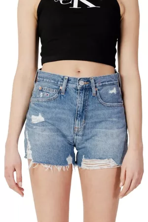 Tommy Hilfiger Dames Shorts - Denim shorts - Blauw - Dames