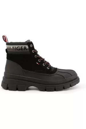 Tommy Hilfiger Heren Enkellaarzen - Laarzen - Zwart - Heren