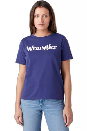 Wrangler Dames T-shirts - T-shirts - Blauw - Dames