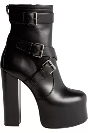 Saint Laurent Dames Enkellaarzen - Enkellaarsjes - Zwart - Dames