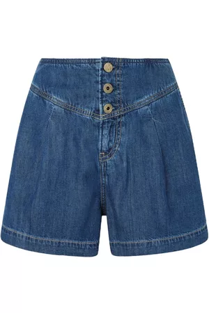 Pepe Jeans Dames Shorts - Denim shorts - Blauw - Dames