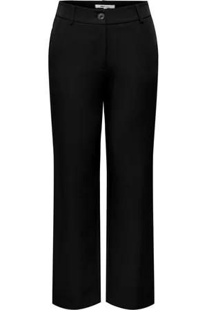 ONLY Dames Pantalon - Pantalons - Zwart - Dames