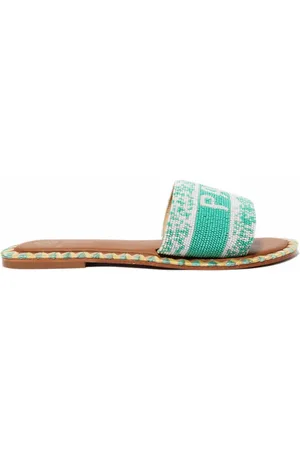 DE SIENA Schoenen, Dames, Blauw, 36 EU, Slippers