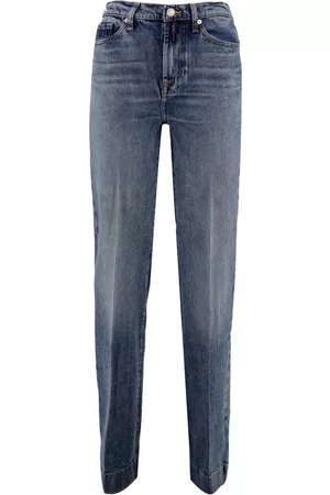 7 for all Mankind Dames Bootcut - Flared Jeans - Blauw - Dames