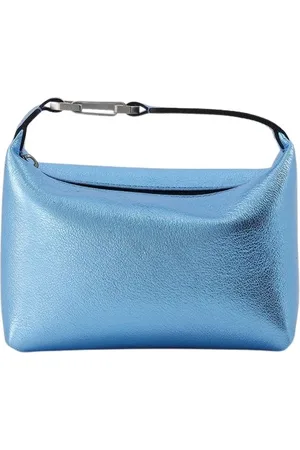 Eera Eéra, Tassen, Dames, Blauw, ONE Size, Leer, Handbags