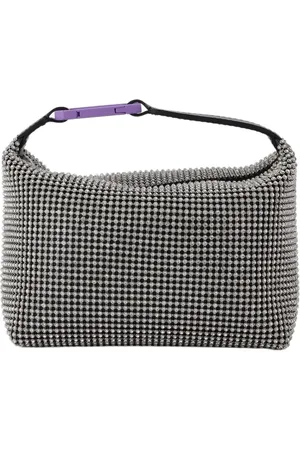 Eera Eéra, Tassen, Dames, Grijs, ONE Size, Leer, Handbags