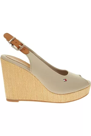 Tommy Hilfiger Dames Sleehakken - Sleehakken - Beige - Dames