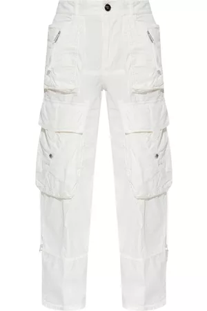 Dsquared2 Dames Wijde broeken - Wijde Broeken - Wit - Dames