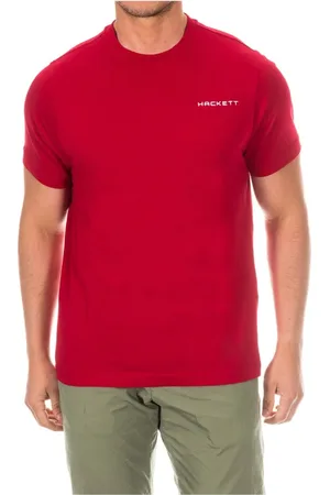 Hackett Tops, Heren, Rood, 2Xl, Katoen, T-Shirts