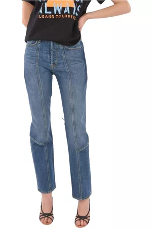 Kenzo Dames Straight - Straight Jeans - Blauw - Dames