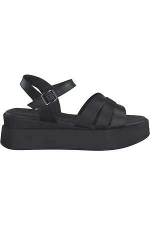 Tamaris Dames Outdoor Sandalen - Sandalen - Zwart - Dames