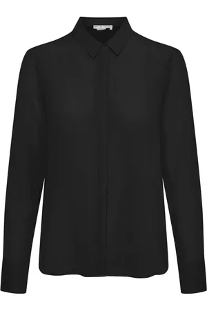 INWEAR Dames Lange mouw - Longsleeve shirts - Zwart - Dames