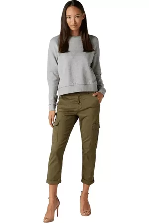 7 for all Mankind Dames Chino's - Chino's - Groen - Dames