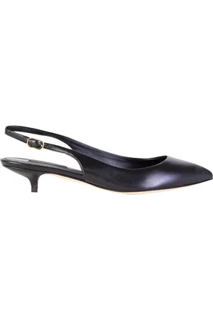Dolce & Gabbana Schoenen, Dames, Zwart, 35 1/2 EU, Leer, Pumps