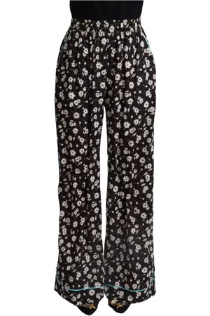 Dolce & Gabbana Dames Wijde broeken - Wijde Broeken - Zwart - Dames