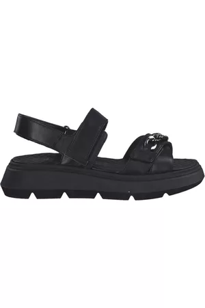 Tamaris Dames Outdoor Sandalen - Sandalen - Zwart - Dames