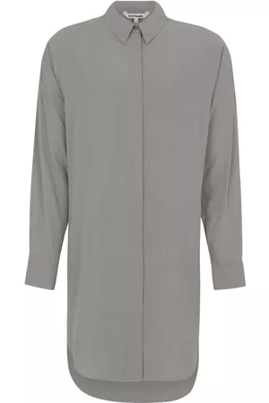 Soft Rebels Dames Lange mouw - Longsleeve shirts - Grijs - Dames