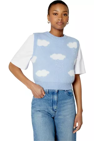 Manoush Dames T-shirts - T-shirts - Blauw - Dames