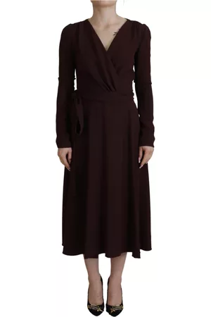 Dolce & Gabbana Dames Lange jurken - Maxi kleedjes - Bruin - Dames