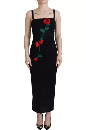 Dolce & Gabbana Dames Lange jurken - Maxi kleedjes - Zwart - Dames
