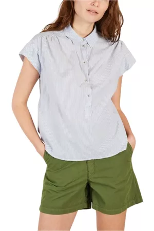 Bellerose Dames Lange mouw - Longsleeve shirts - Blauw - Dames