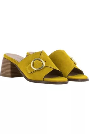 carmens Dames Clogs - High heels - Geel - Dames