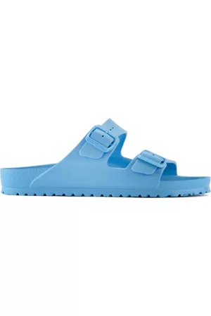 Birkenstock Dames Slippers - Slippers - Blauw - Dames