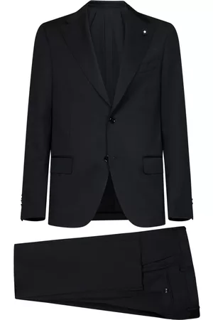 LARDINI Heren Pakken - Business kostuum - Zwart - Heren