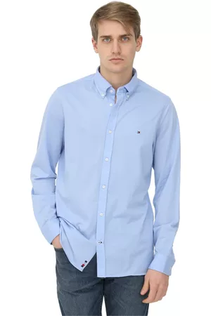 Tommy Hilfiger Heren Zakelijke Overhemden - Zakelijke Overhemden - Blauw - Heren