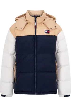 Tommy Hilfiger Jassen, Heren, Blauw, L, Polyester, Down Jassen