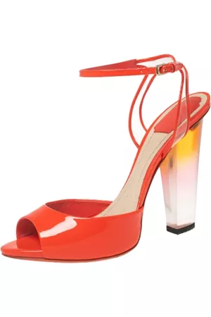 Dior Dames Vintage schoenen - Vintage schoenen - Oranje - Dames