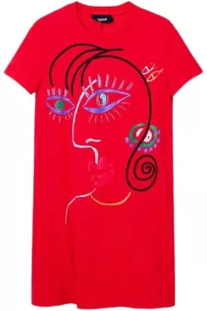 Desigual Dames Casual jurken - Casual kleedjes - Rood - Dames