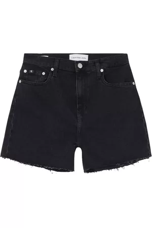 Calvin Klein Dames Shorts - Denim shorts - Zwart - Dames