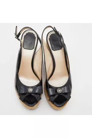 Dior Dames Vintage schoenen - Vintage schoenen - Zwart - Dames