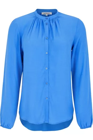 Soft Rebels Dames Lange mouw - Longsleeve shirts - Blauw - Dames