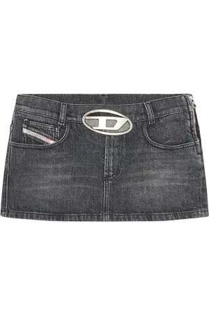 Diesel Dames Jeansrokken - Spijkerrokken - Zwart - Dames