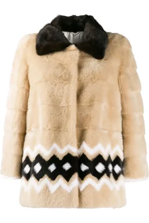Simonetta Jassen, Dames, , S, Faux Fur Shearling Jassen
