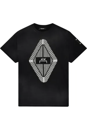 A-cold-wall* Tops, Heren, Zwart, S, Katoen, T-Shirts