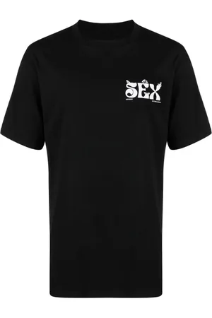 Nahmias Tops, Heren, Zwart, S, Katoen, T-Shirts