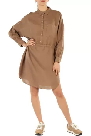 Replay Dames Casual jurken - Casual kleedjes - Bruin - Dames