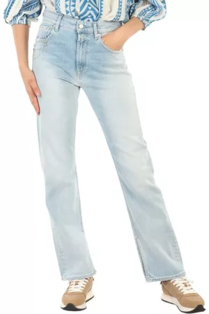 Replay Dames Straight - Straight Jeans - Blauw - Dames