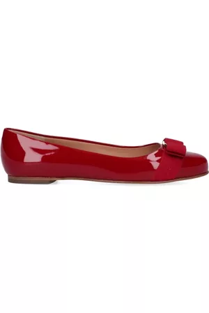Salvatore Ferragamo Dames Instappers - Ballerina's - Rood - Dames