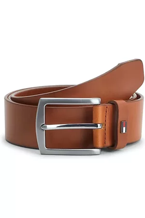 Tommy Hilfiger Heren Riemen - Riemen - Bruin - Heren