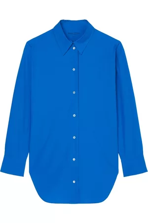 Marc O’ Polo Dames Lange mouw - Longsleeve shirts - Blauw - Dames