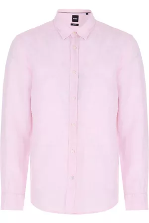 HUGO BOSS Heren Zakelijke Overhemden - Zakelijke Overhemden - Roze - Heren
